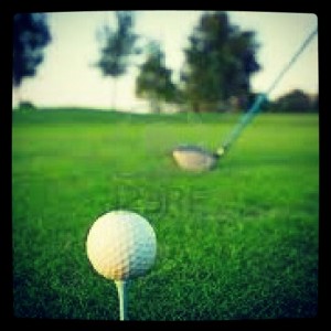 bola golf movida swing practicas en lugar tee salida